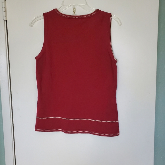 Ann Taylor Loft Sleeveless Sweater Size Medium Rayon/Nylon - Picture 2 of 7